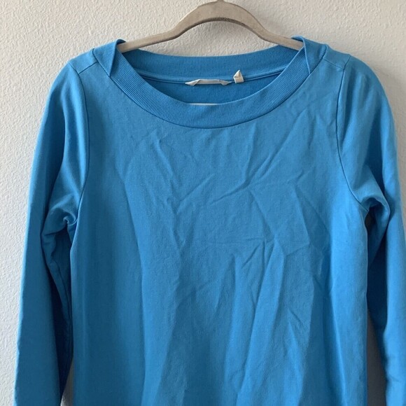 Soft Surrounding Womens Size XS Blue Make It Snappy Pullover Tunic Top - Picture 2 of 6